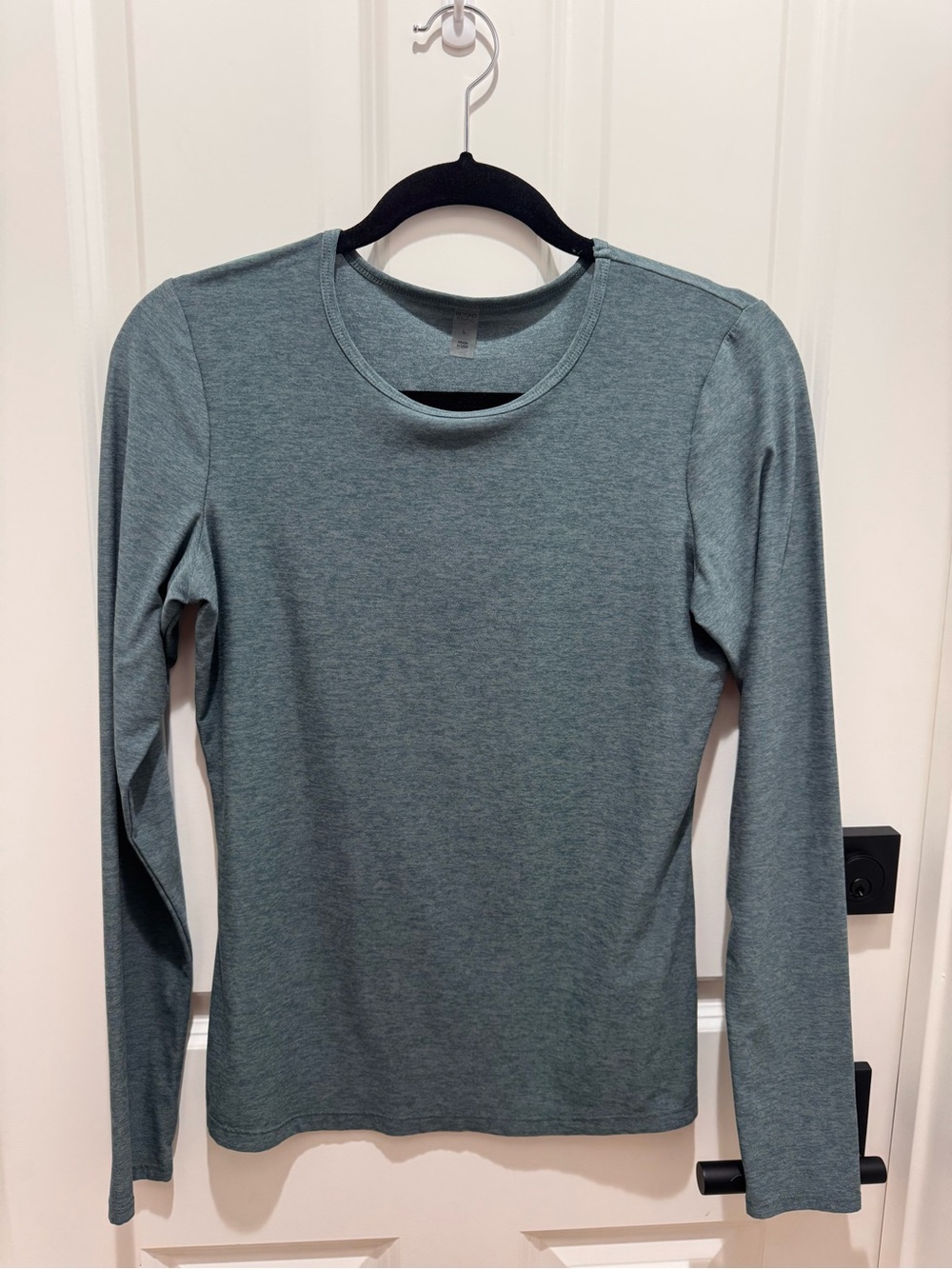 Beyond Yoga- Women's Long Sleeve Crewneck Top - Slate Green